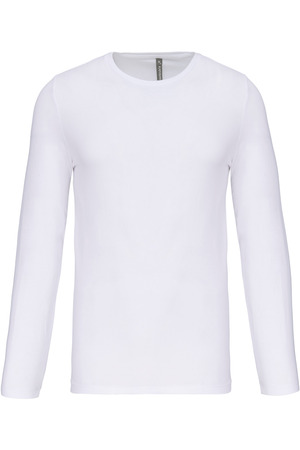 Langarm-T-Shirt mit Rundhalsausschnitt