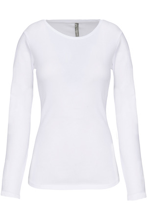 Damen Langarm-T-Shirt mit Rundhalsausschnitt
