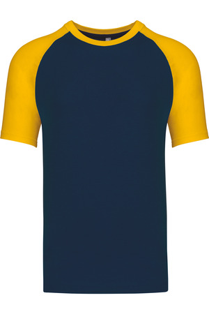 Baseball-Shirt, zweifarbig