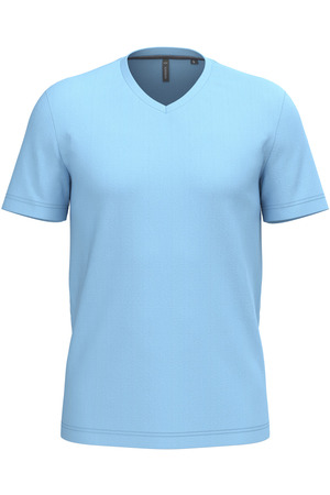 Men's short-sleeved V-neck T-shirt