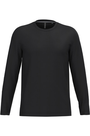 Men's long-sleeved crew neck T-shirt