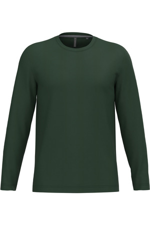 Men's long-sleeved crew neck T-shirt