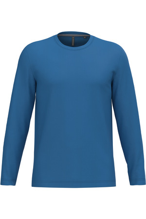 Men's long-sleeved crew neck T-shirt