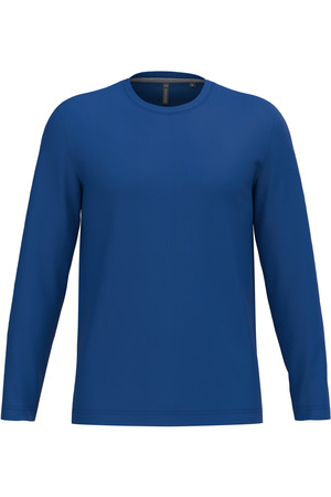 Men's long-sleeved crew neck T-shirt