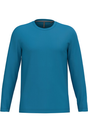 Men's long-sleeved crew neck T-shirt