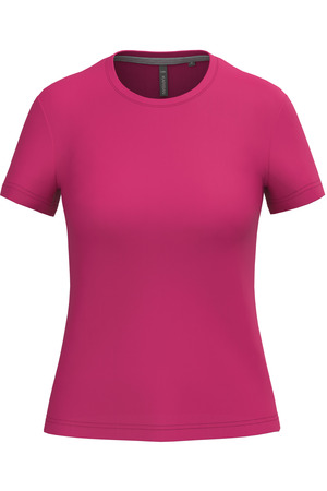 Ladies' short-sleeved crew neck T-shirt