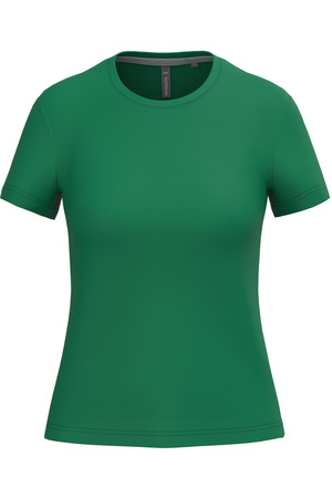 Ladies' short-sleeved crew neck T-shirt