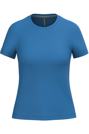 Ladies' short-sleeved crew neck T-shirt