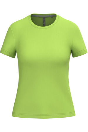 Ladies' short-sleeved crew neck T-shirt