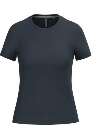 Ladies' short-sleeved crew neck T-shirt