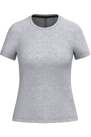 Ladies' short-sleeved crew neck T-shirt