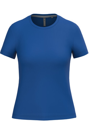 Ladies' short-sleeved crew neck T-shirt