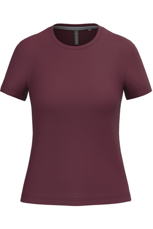 Ladies' short-sleeved crew neck T-shirt