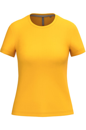 Ladies' short-sleeved crew neck T-shirt