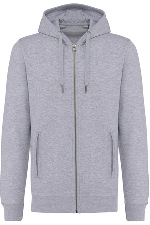 Umweltfreundliches Unisex-Kapuzensweatshirt mit Reißverschluss