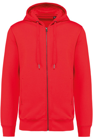 Umweltfreundliches Unisex-Kapuzensweatshirt mit Reißverschluss