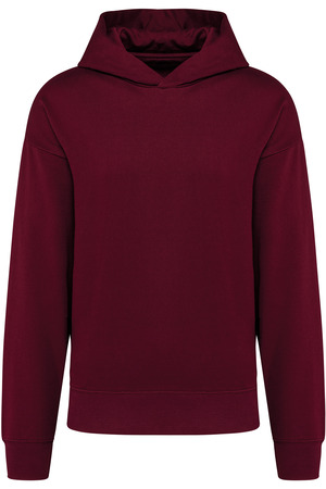 Kapuzensweatshirt aus Molton, Oversize, Unisex