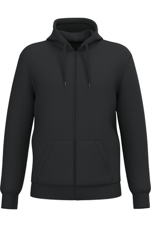 Recyceltes Unisex-Sweatshirt mit Reißverschluss und Kapuze