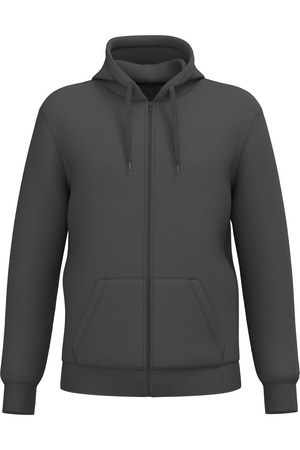 Recyceltes Unisex-Sweatshirt mit Reißverschluss und Kapuze