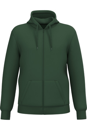 Recyceltes Unisex-Sweatshirt mit Reißverschluss und Kapuze