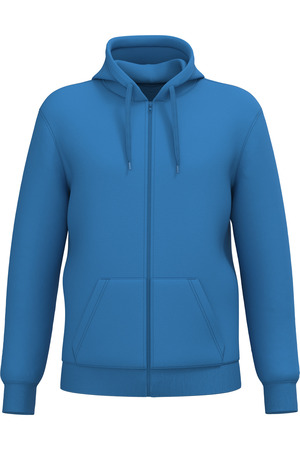 Recyceltes Unisex-Sweatshirt mit Reißverschluss und Kapuze