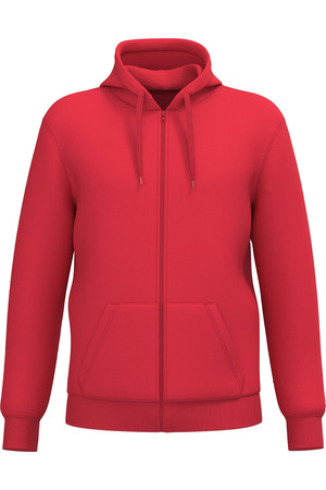 Recyceltes Unisex-Sweatshirt mit Reißverschluss und Kapuze