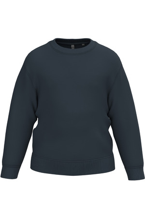 Recyceltes Kinder-Sweatshirt mit Rundhalsausschnitt