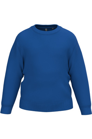 Recyceltes Kinder-Sweatshirt mit Rundhalsausschnitt