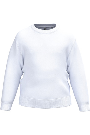Recyceltes Kinder-Sweatshirt mit Rundhalsausschnitt