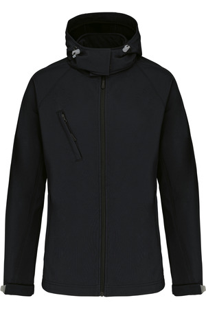 Damen Softshell-Jacke mit Abnehmbare Kapuze