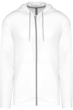 LIGHTWEIGHT COTTONHOODED SWEATSHIRT