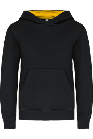 Kinder Kapuzenshirt Bicolor