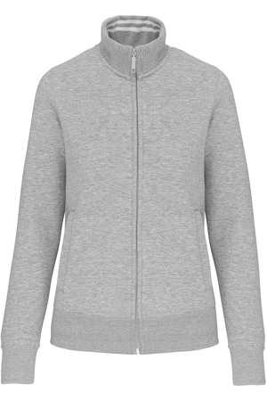 Damen Fleece-Sweater mit Zip