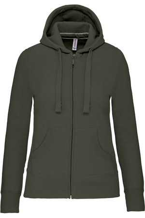 DAMEN KAPUZENSHIRT mit Reißververschluss