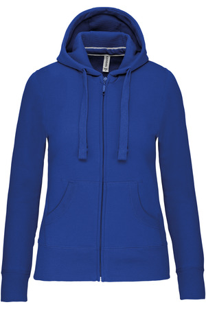 DAMEN KAPUZENSHIRT mit Reißververschluss