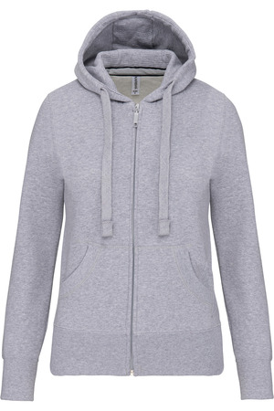 DAMEN KAPUZENSHIRT mit Reißververschluss
