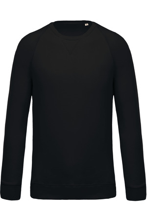 Herren Sweatshirt BIO-BAUMWOLLE Rundhalsausschnitt Raglanärmel