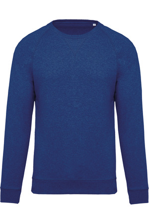 Herren Sweatshirt BIO-BAUMWOLLE Rundhalsausschnitt Raglanärmel H