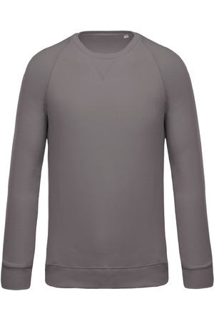 Herren Sweatshirt BIO-BAUMWOLLE Rundhalsausschnitt Raglanärmel