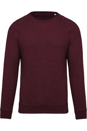 Herren Sweatshirt BIO-BAUMWOLLE Rundhalsausschnitt Raglanärmel