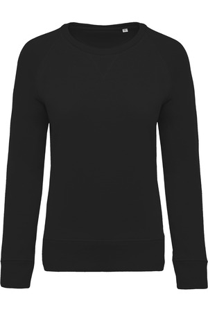 Damen Sweatshirt BIO-BAUMWOLLE Rundhalsausschnitt Raglanärmel