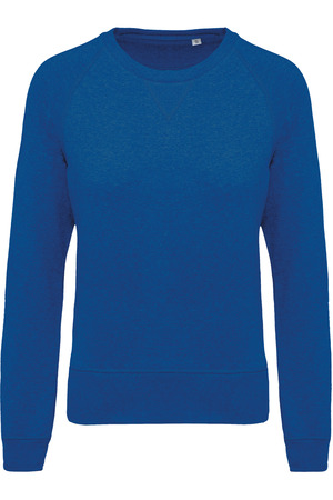 Damen Sweatshirt BIO-BAUMWOLLE Rundhalsausschnitt Raglanärmel