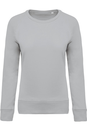 Damen Sweatshirt BIO-BAUMWOLLE Rundhalsausschnitt Raglanärmel