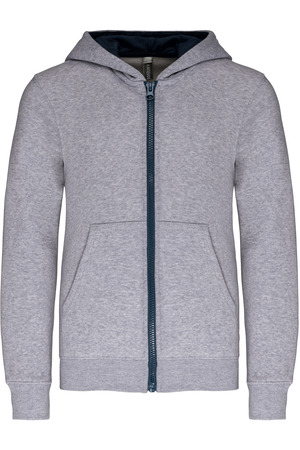 Kinder KAPUZENSWEATSHIRT mit Reißverschluss