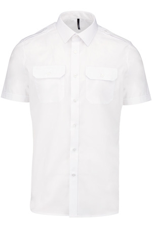 Kurzarm-Pilotenhemd für Herren