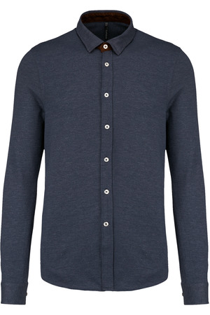 Langarm-Jacquardhemd