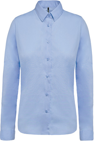 Langärmelige Popeline-Bluse