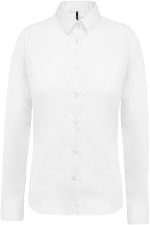 Langärmelige Popeline-Bluse