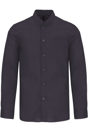 HERRENHEMD MAO-KRAGEN LANGARM