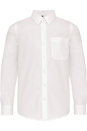 Kinder Popelin-Hemd Langarm